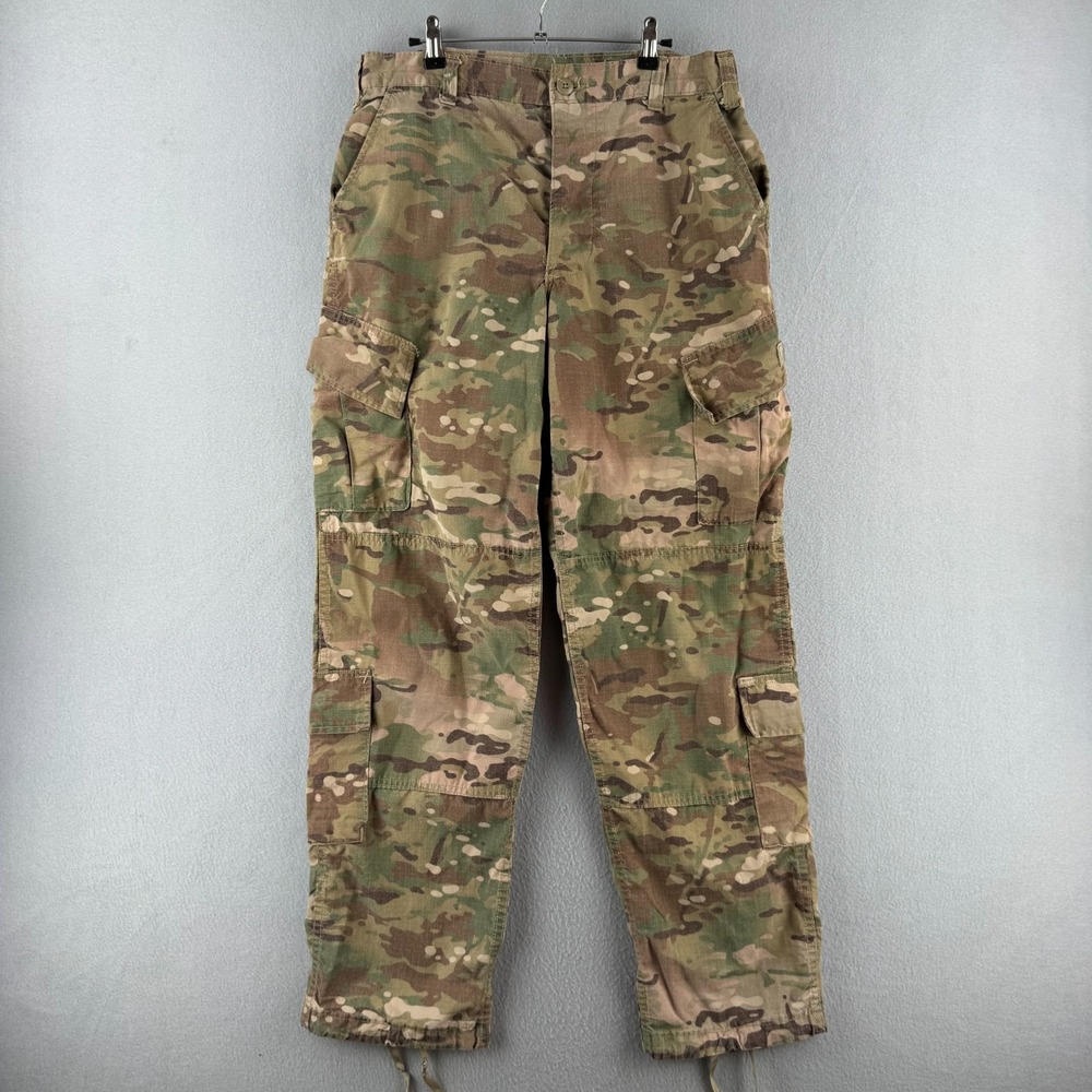 Military Pants Mens Medium Regular ACU Army Combat Multicam FR